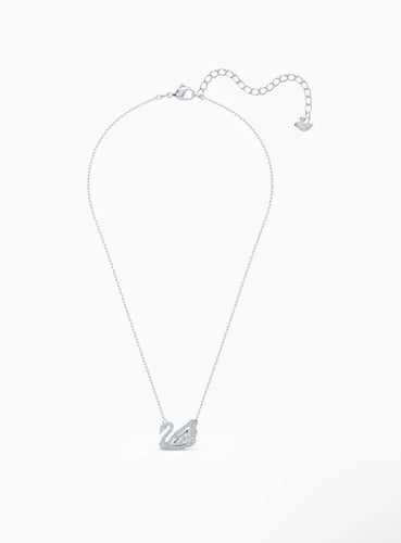 سلسال سوارفيسكي فضي كريستالة