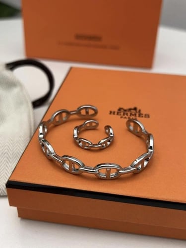 إسوارة + خاتم Hermes