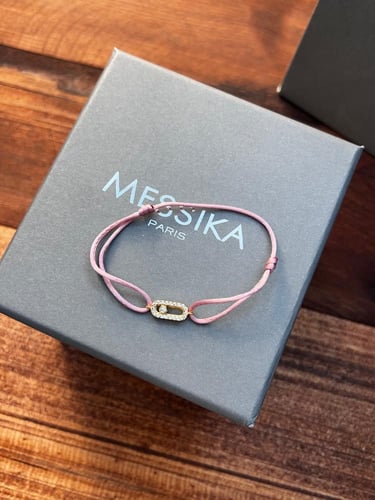 أسوارة MESSIKA خيط ملون ذهبي