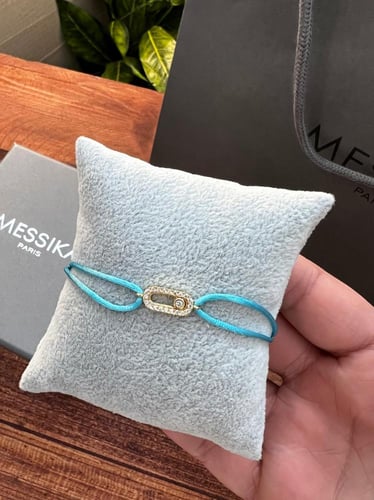 أسوارة MESSIKA خيط ملون ذهبي