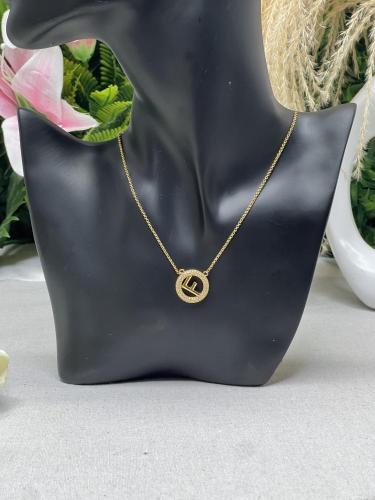 سلسالFENDI معدن ذهبي