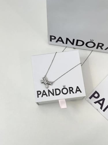 سلسال باندورا PANDORA فضي مع كرستال