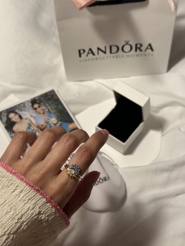 خاتم باندورا PANDORA الشمس والقمر