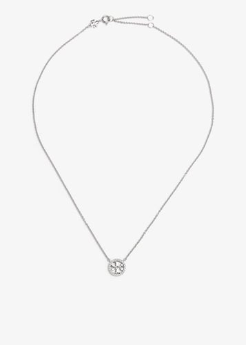 سلسال ميلر بافيه TORY BURCH معدن فضي