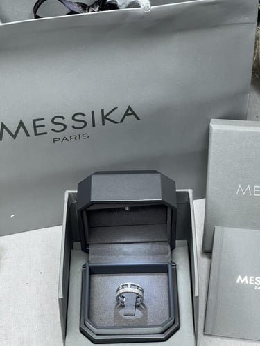 خاتم MESSIKA معدن فضي