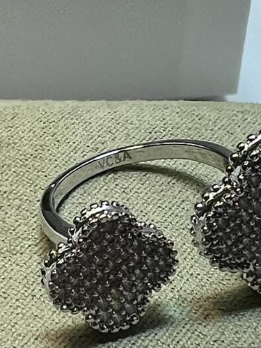 طقم van cleef فضي