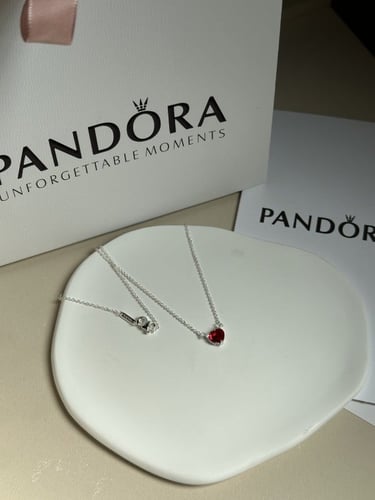 سلسال باندورا PANDORA قلب أحمر