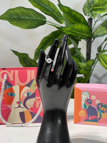 خاتم فضه عيار 925