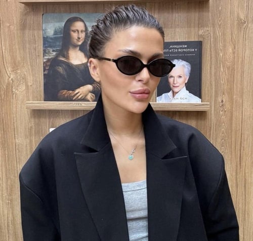 نظارة - MIU MIU إطار أسود - عدسة اسود