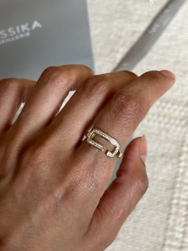 خاتم MESSIKA معدن ذهبي