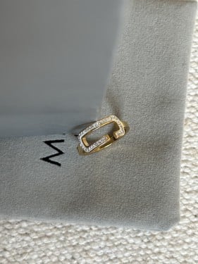 خاتم MESSIKA معدن ذهبي