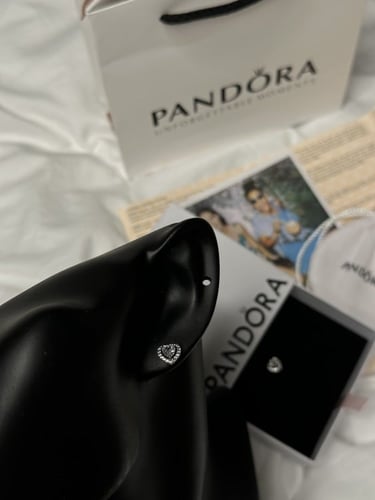 حلق باندورا PANDORA فضي