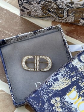 بروش Christian Dior ذهبي