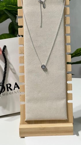 سلسال باندورا فضي دائري فضة عيار 925