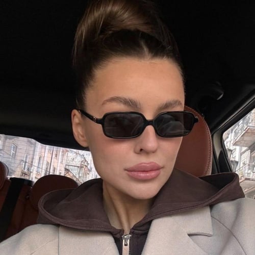 نظارة miu miu إطار أسود - عدسة أسود