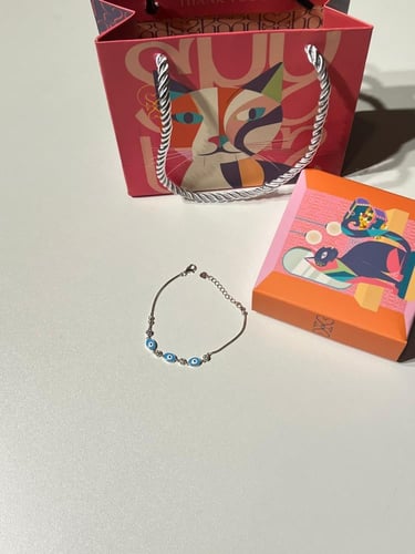 أسوارة العين فضه عيار 925