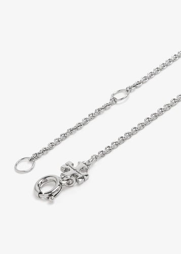 سلسال ميلر بافيه TORY BURCH معدن فضي