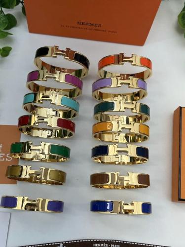 إسوارة Hermes معدن ذهبي