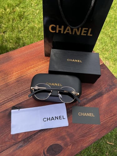 نظارة CHANEL اطار أسود عدسة اسود