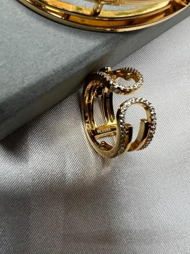 أسوارة مع خاتم MESSIKA معدن ذهبي