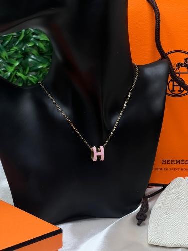سلسال HERMES معدن ذهبي وردي