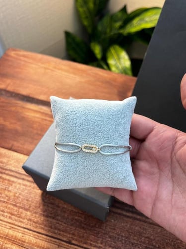 أسوارة MESSIKA خيط ملون ذهبي