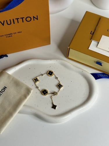 إسوارة LOUIS VUITTON معدن ذهبي أسود