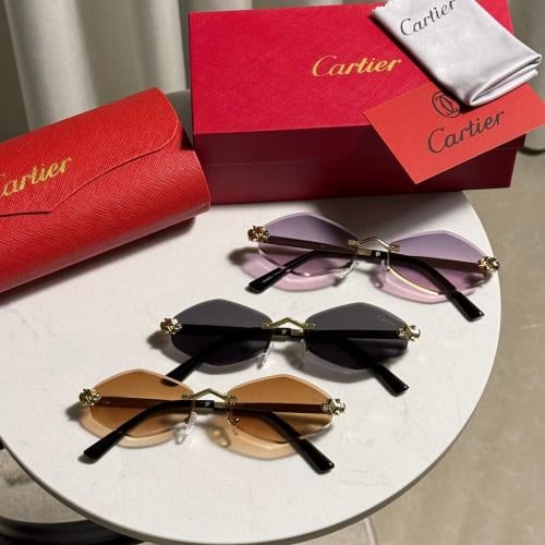 مجموعة نظارة Cartier ثلاث الوان