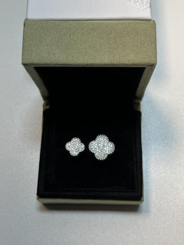 طقم van cleef فضي