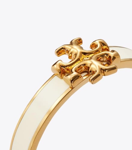 خاتم TORY BURCH ذهبي - أبيض