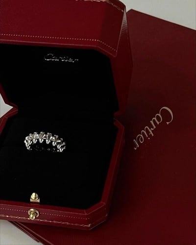 خاتم carter فضي