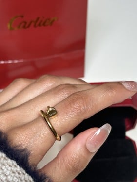 خاتم carter المسمار الماسي ذهبي