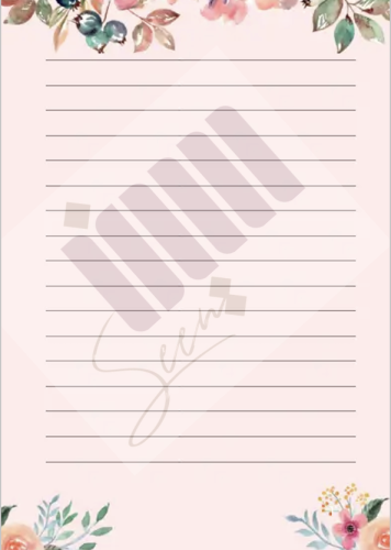 ورق بحث مسطر نموذج 1