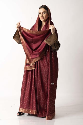 عبايه قماش قطن هندي