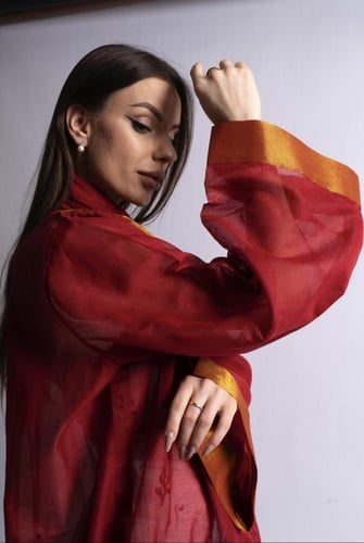 عبايه قماش قطن هندي