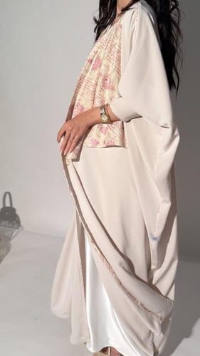 عبايه بشت كريب كوري