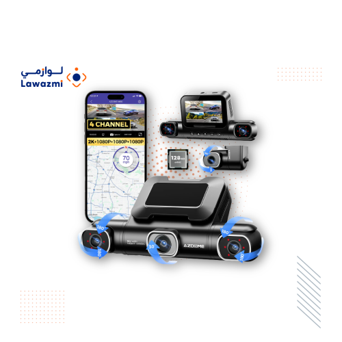 داش كام AZDOME M660 اربع قنوات تصوير رباعية