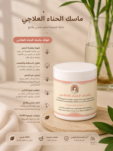 ماسك الحناء العلاجي