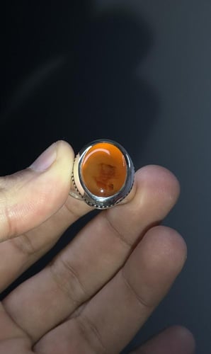 مشمي زجاجي مائي زعفراني