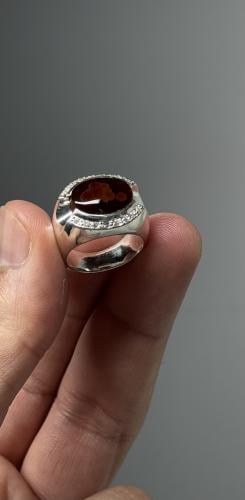 كرزي زعفراني مرتب 1 - مرصع زركون