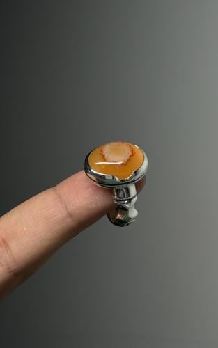 سليماني هندي اصفر فلاور ابيض اطراف حمراء