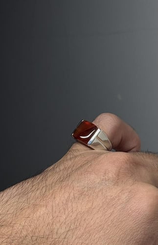 زجاجي منوصف زعفراني - مربع