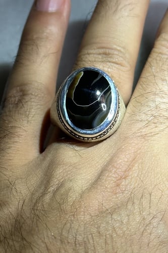 جزع زعفراني دق الماس