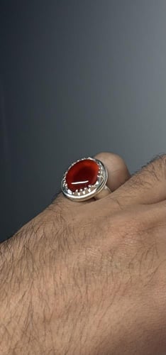 أحمر رماني زجاجيه مائيه عاليه