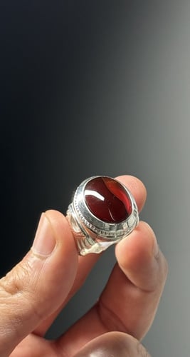 خامين منوصفه ياقوتي وأحمر زجاجي مائي