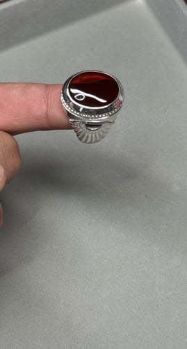 خامين منوصفه ياقوتي وأحمر زجاجي مائي