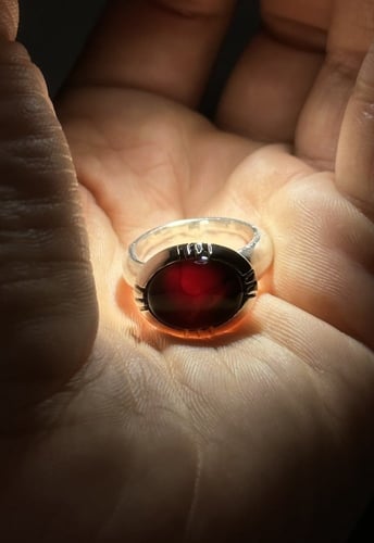 كرزي زعفراني بطن زجاجي