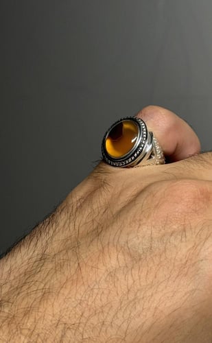 اصفر ذهبي زجاجي لطخه كرزي - شمس يدوي