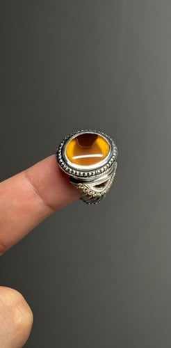 اصفر ذهبي زجاجي لطخه كرزي - شمس يدوي