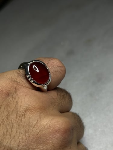 ياقوتي زعفراني زجاجي